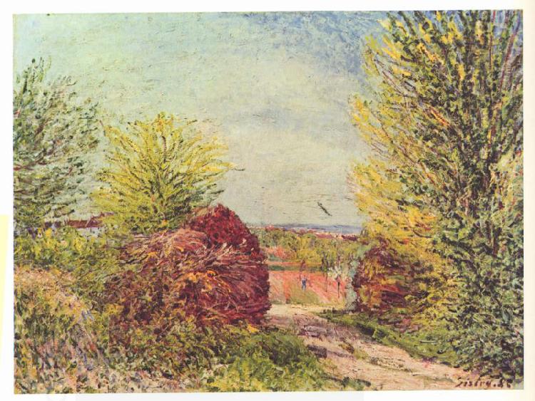 Alfred Sisley Weg in Veneux-Nadon im Fruhling China oil painting art